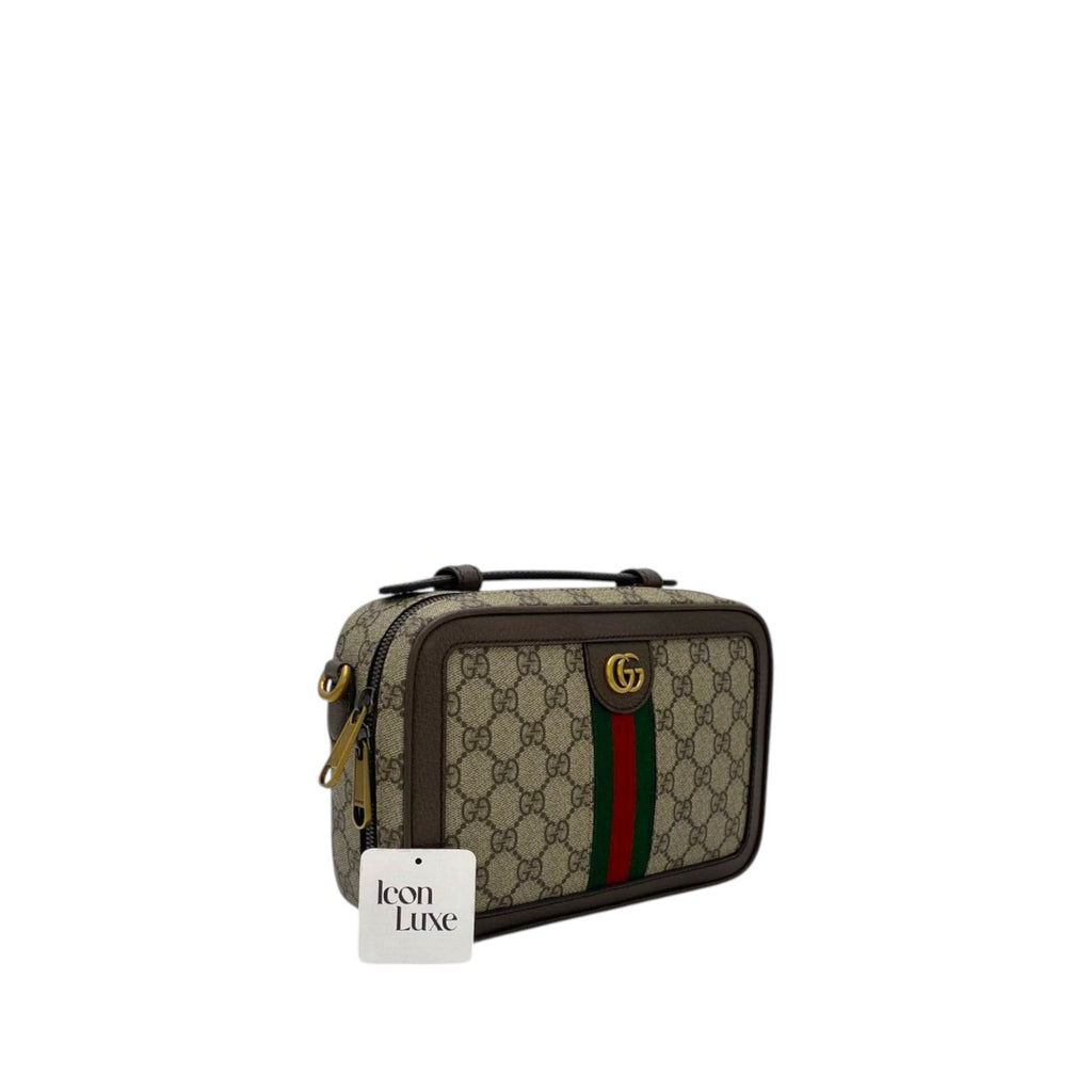 Gucci Ophidia Small canvas shoulder bag