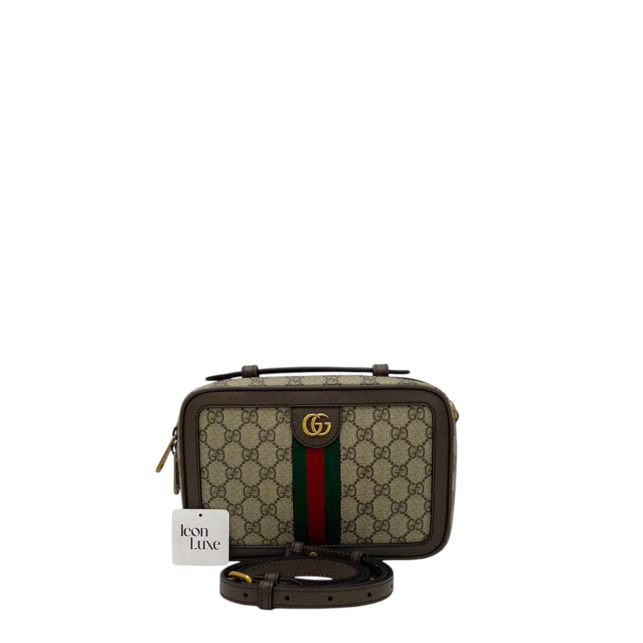 Gucci Ophidia Small canvas shoulder bag