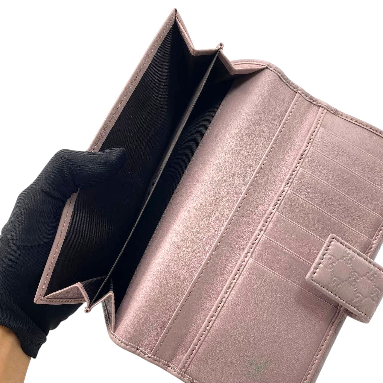 Gucci Lilac Microguccissima Wallet