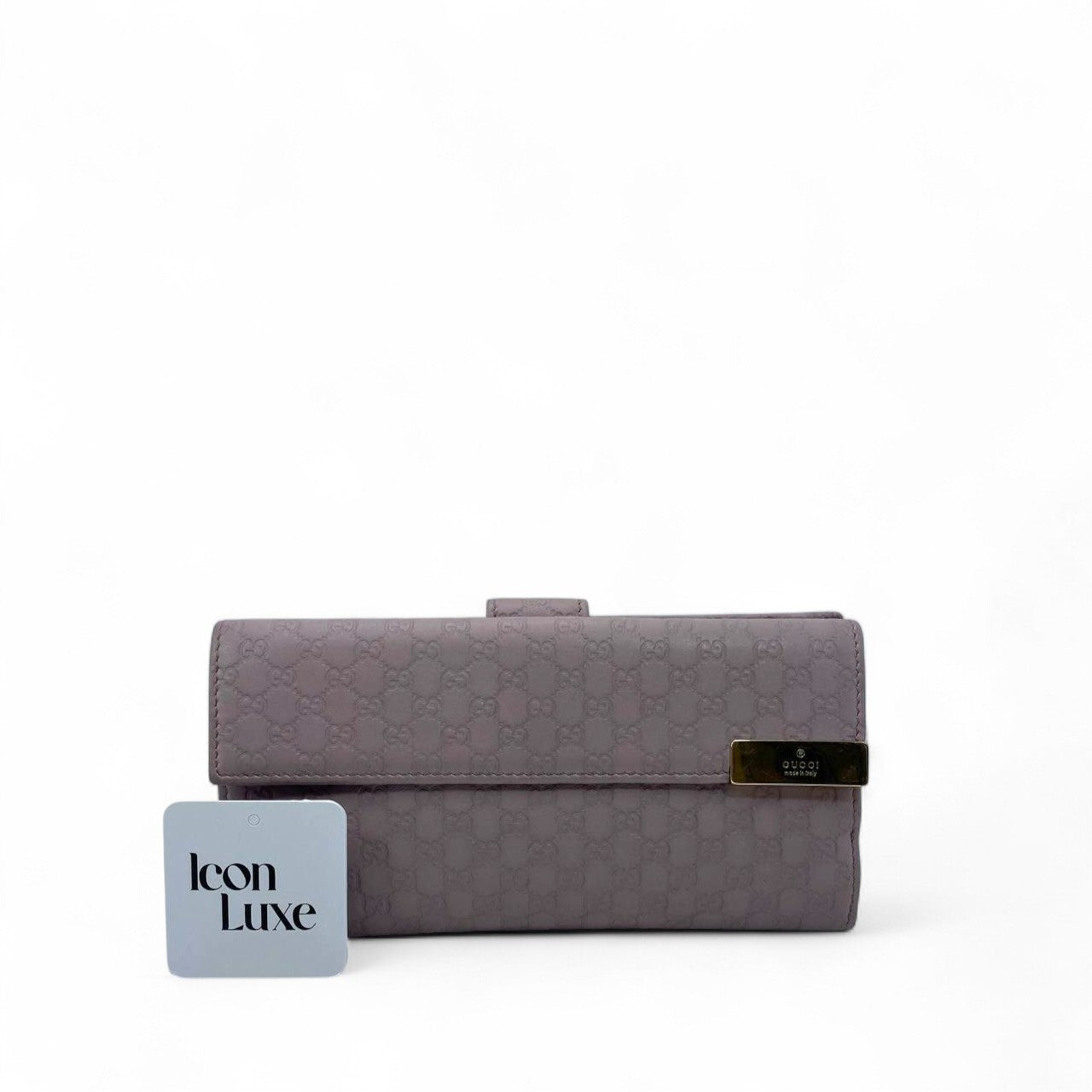 Gucci Lilac Microguccissima Wallet