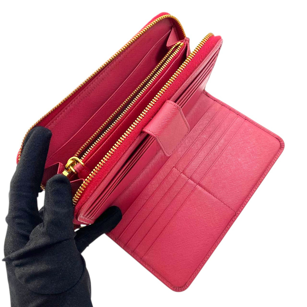 Prada Saffiano Long Wallet