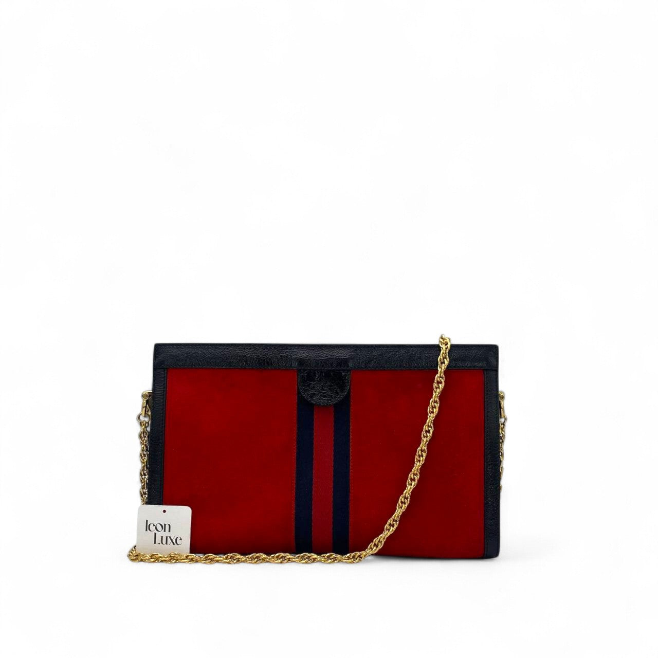 Gucci Red Ophidia Suede