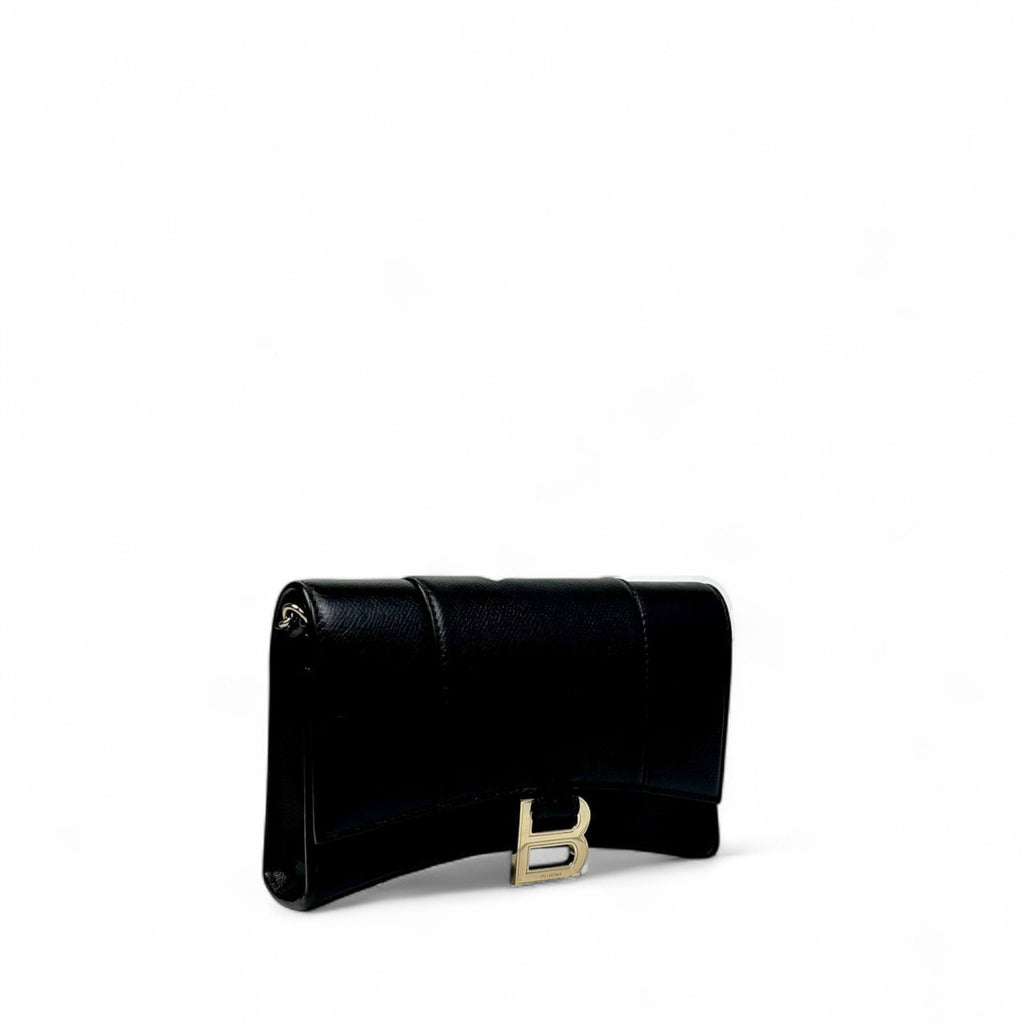 Balenciaga Hourglass WOC Black