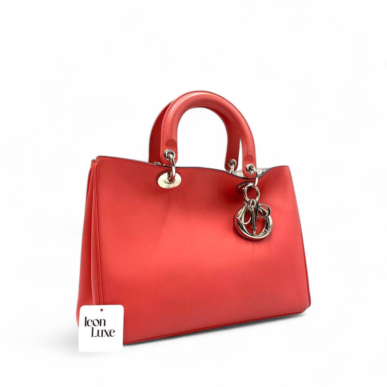 Dior Diorissimo Small in Pink grained leather