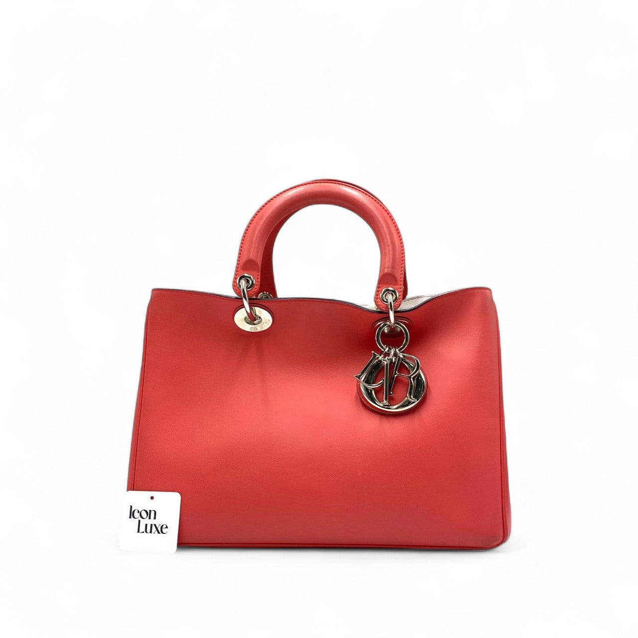Dior Diorissimo Small in Pink grained leather