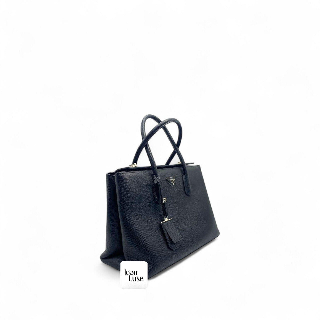 Prada Twin Lock Saffiano