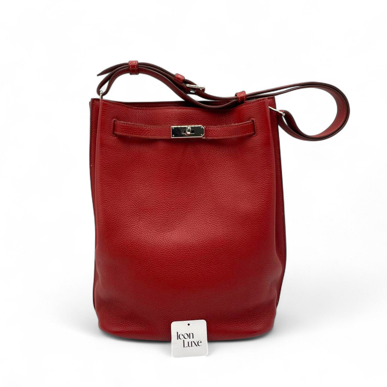 Hermes So Kelly Shoulder Bag In Red