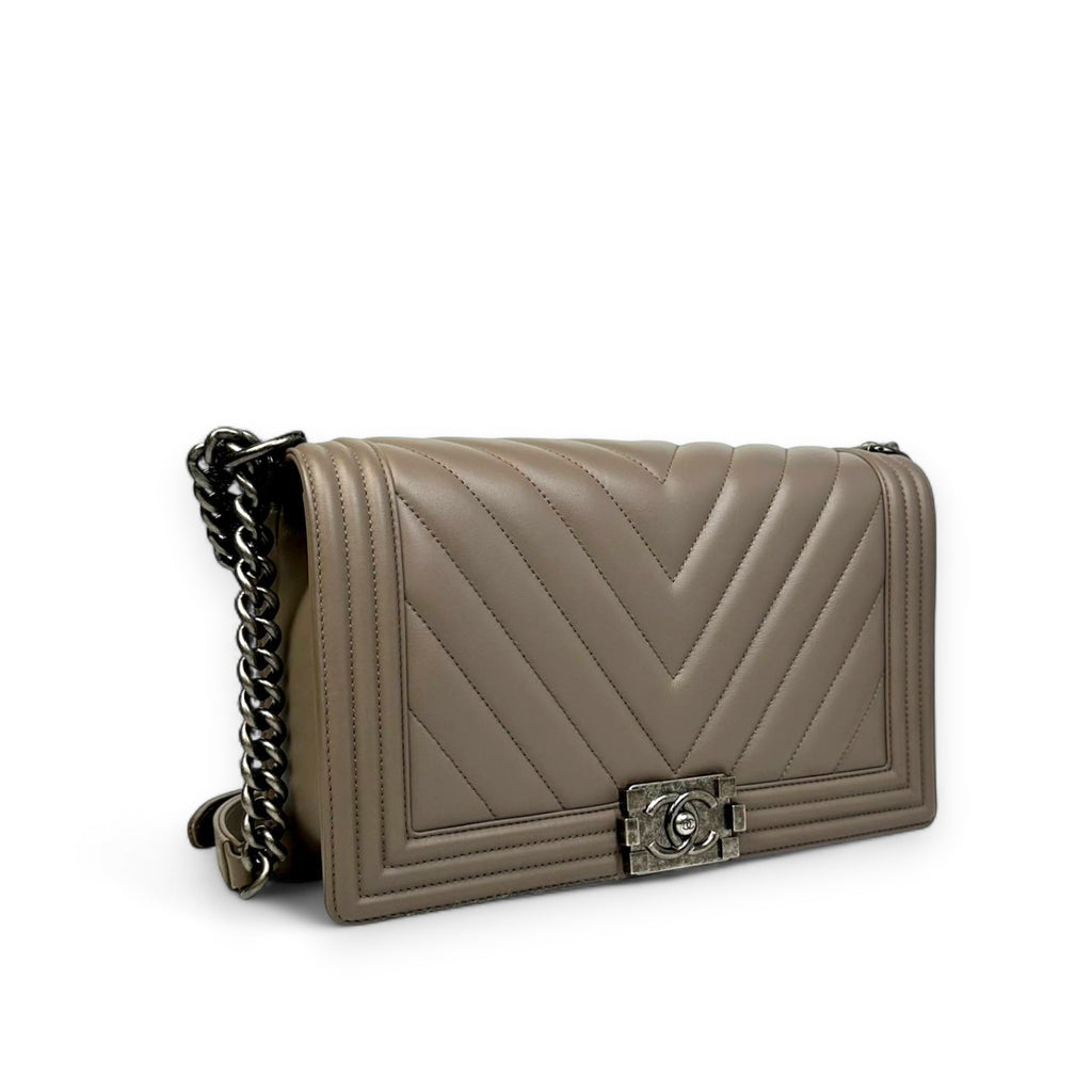 Chanel Le Boy Chevron Lambskin