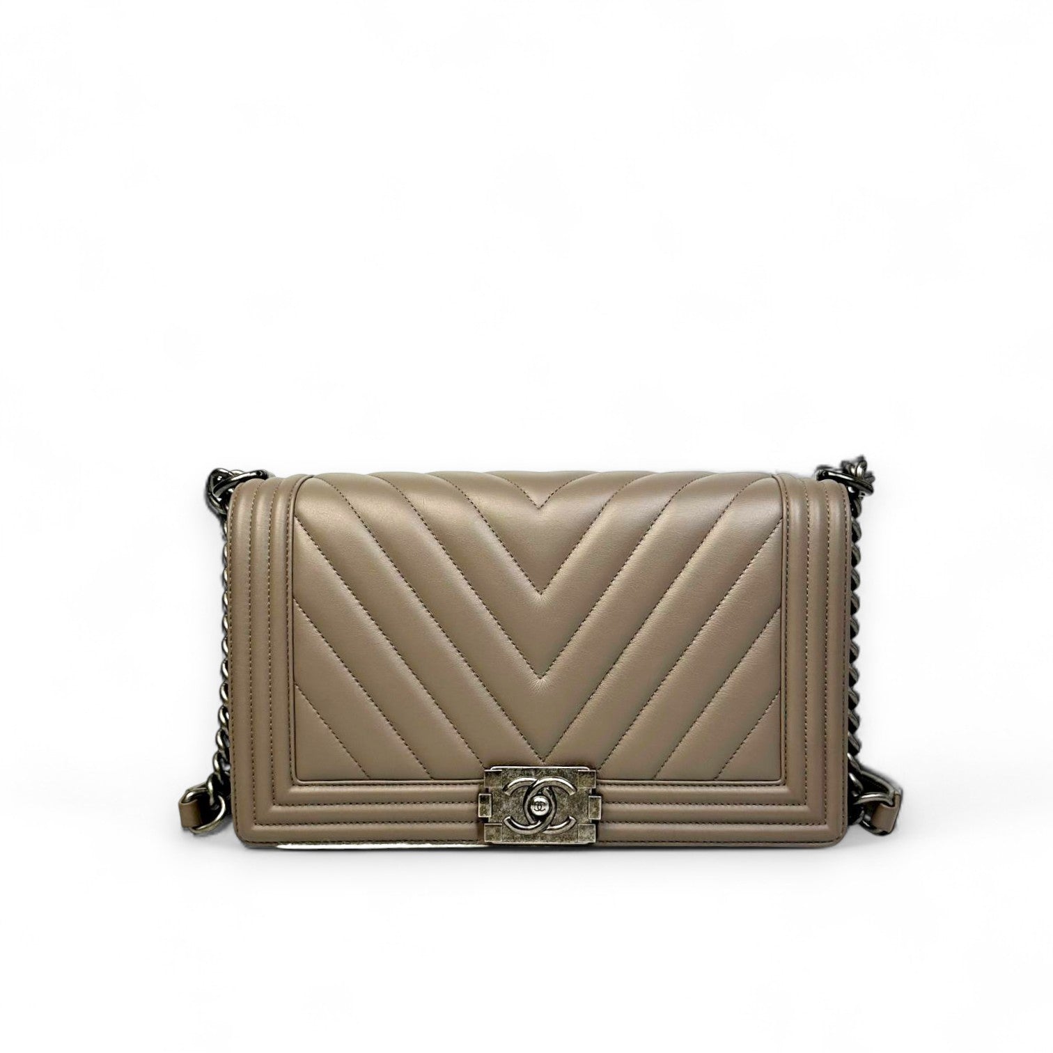 Chanel Le Boy Chevron Lambskin