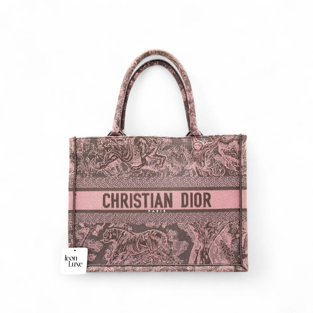 Dior Tote Book Bag Small In Purple