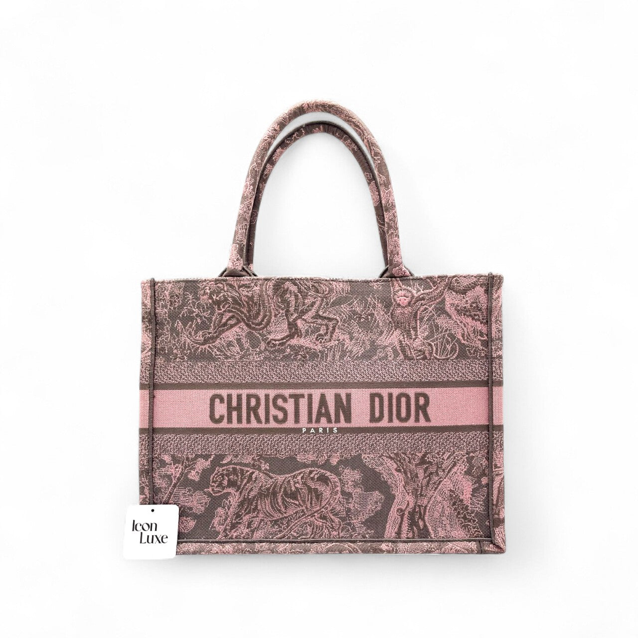 Dior Tote Book Bag Small In Purple