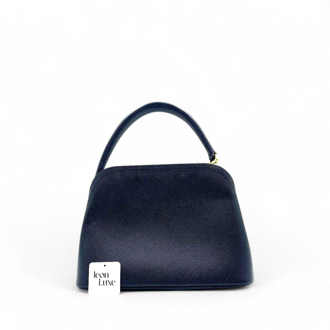 Prada Matinee Saffiano Leather In Black