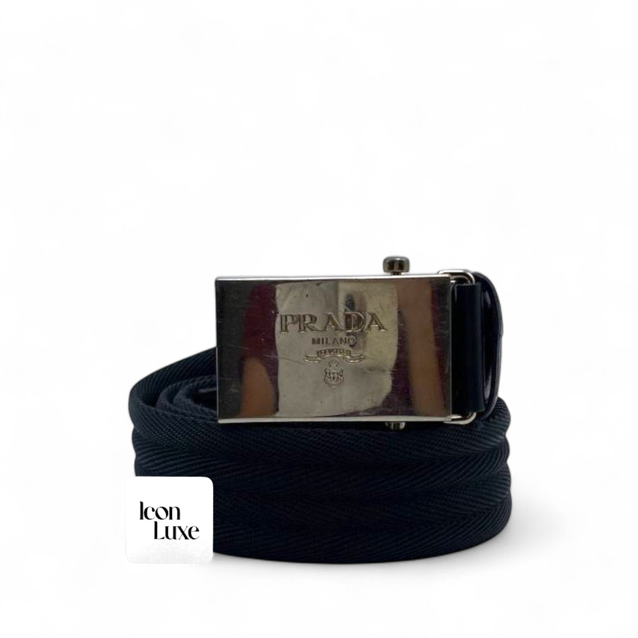 Prada Nylon Black Belt