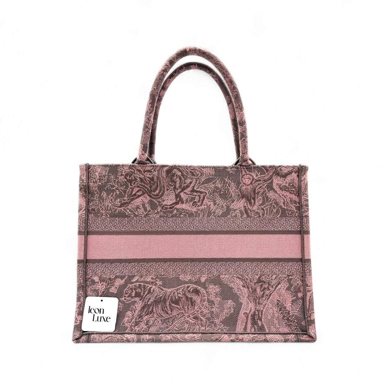Dior Tote Book Bag Small In Purple