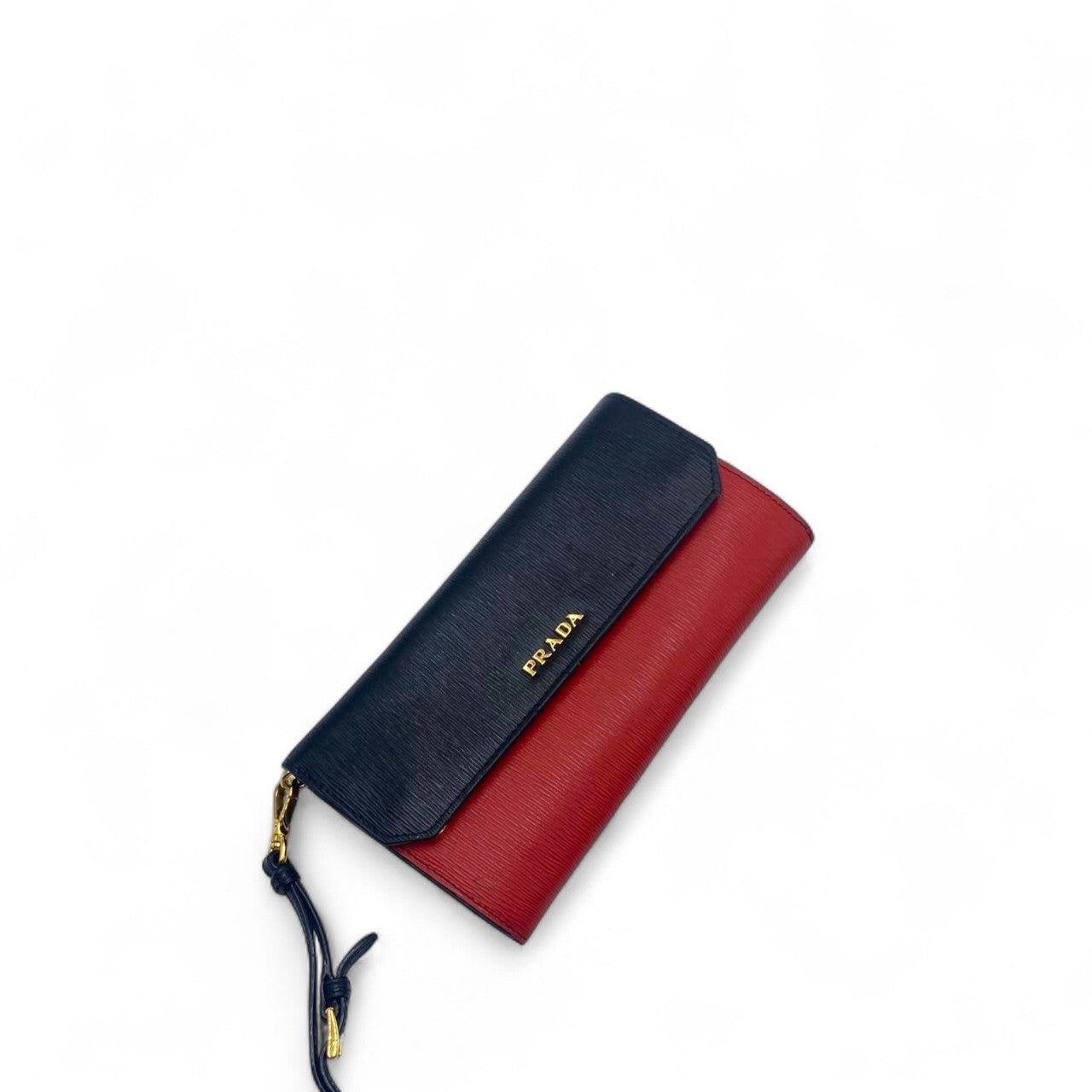 Prada Bi-Color Flap Wallet