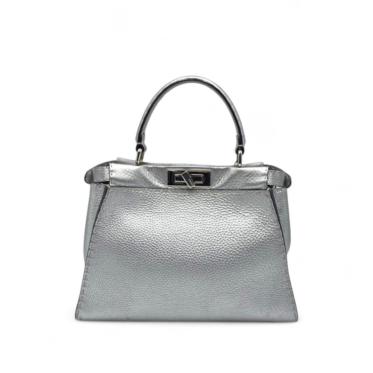 Fendi Metallic Grey Selleria