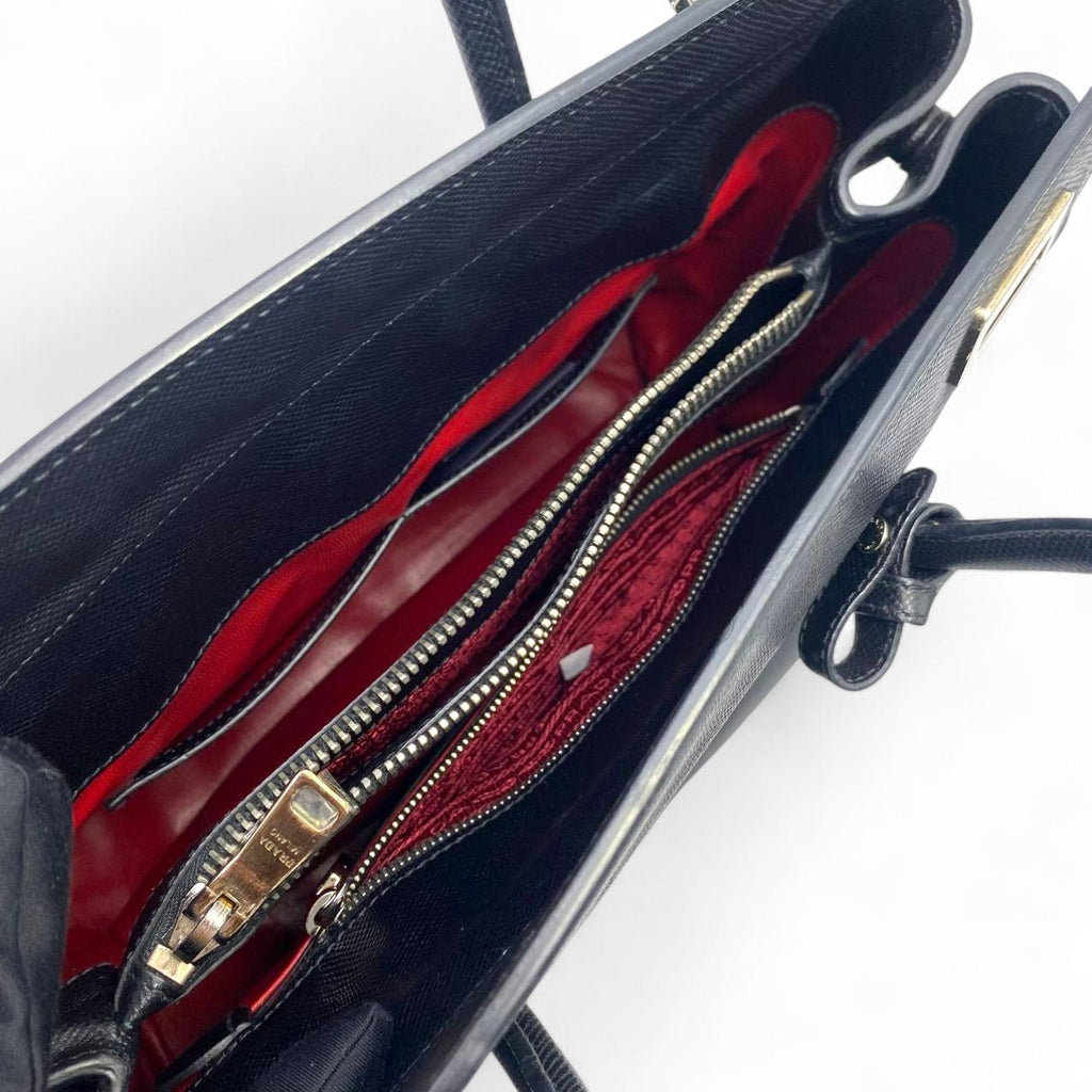 Prada Twin Lock Saffiano