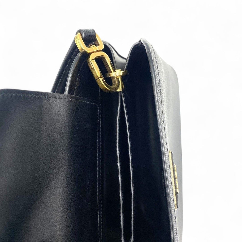 Prada Matinee Saffiano Leather In Black