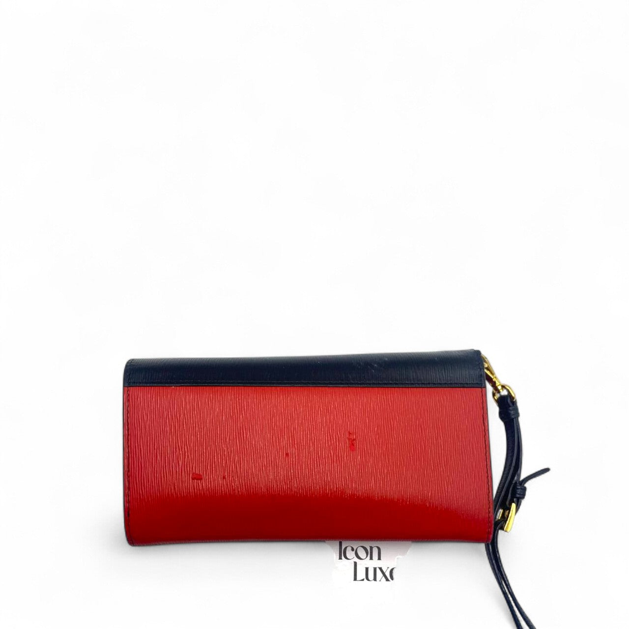 Prada Bi-Color Flap Wallet
