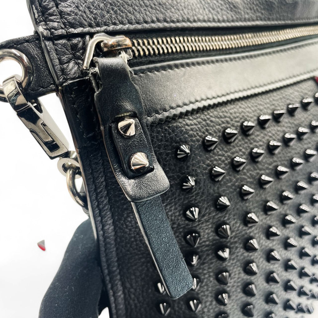 Christian Louboutin Spike Leather Clutch Men
