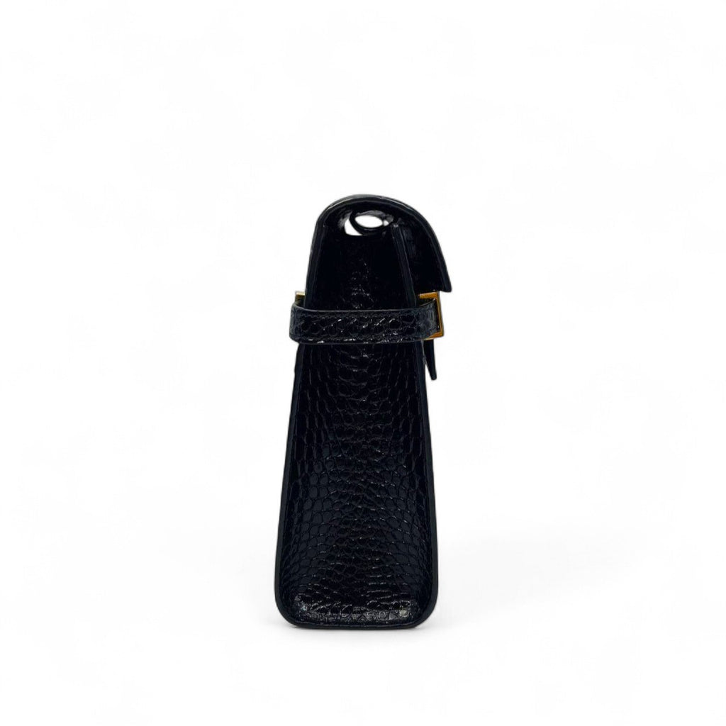 YSL Manhattan Croc Embossed