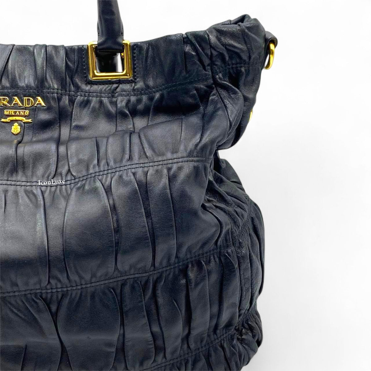 Prada Nappa Gaufre Tote Bag