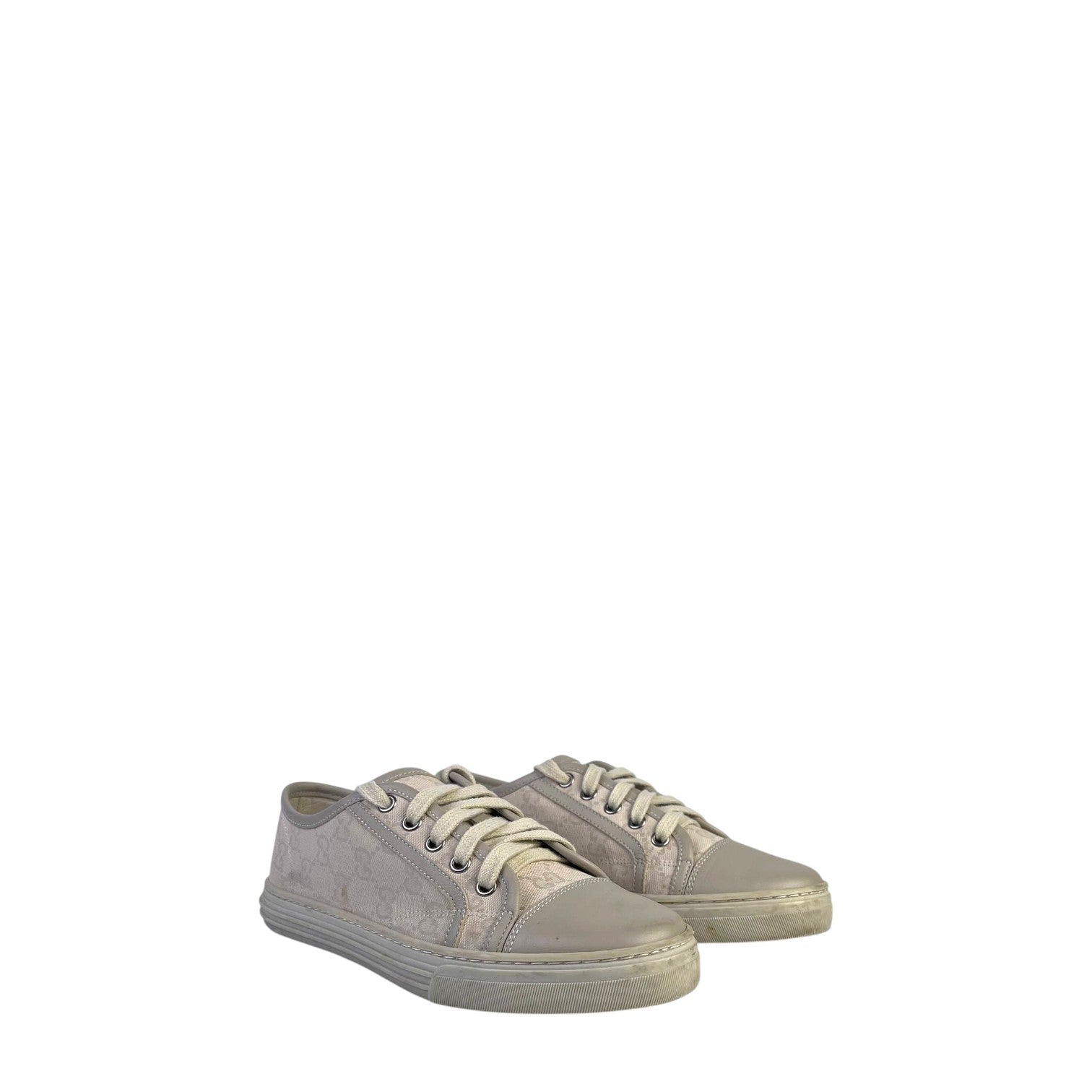 Gucci Beige GG Canvas Sneakers