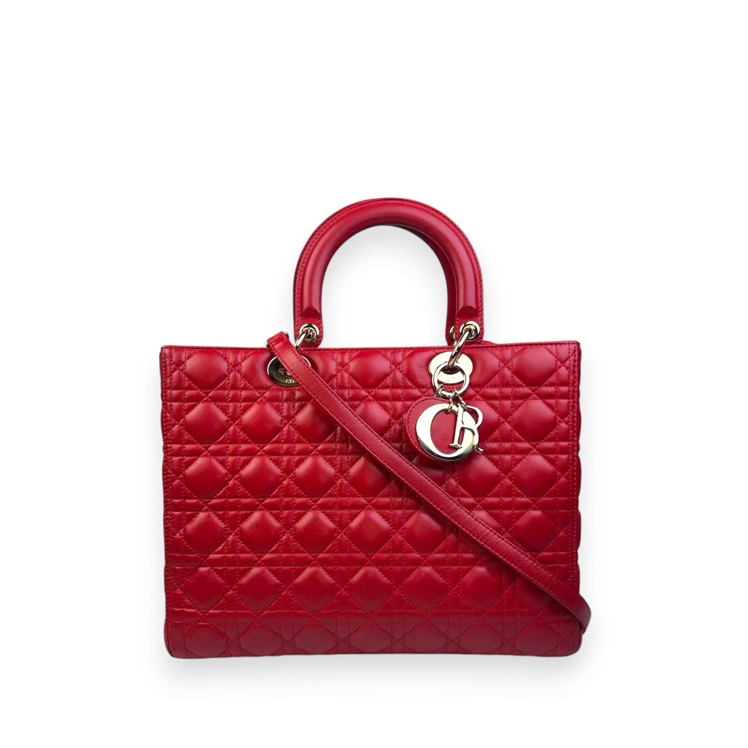Lady Dior Large Red
