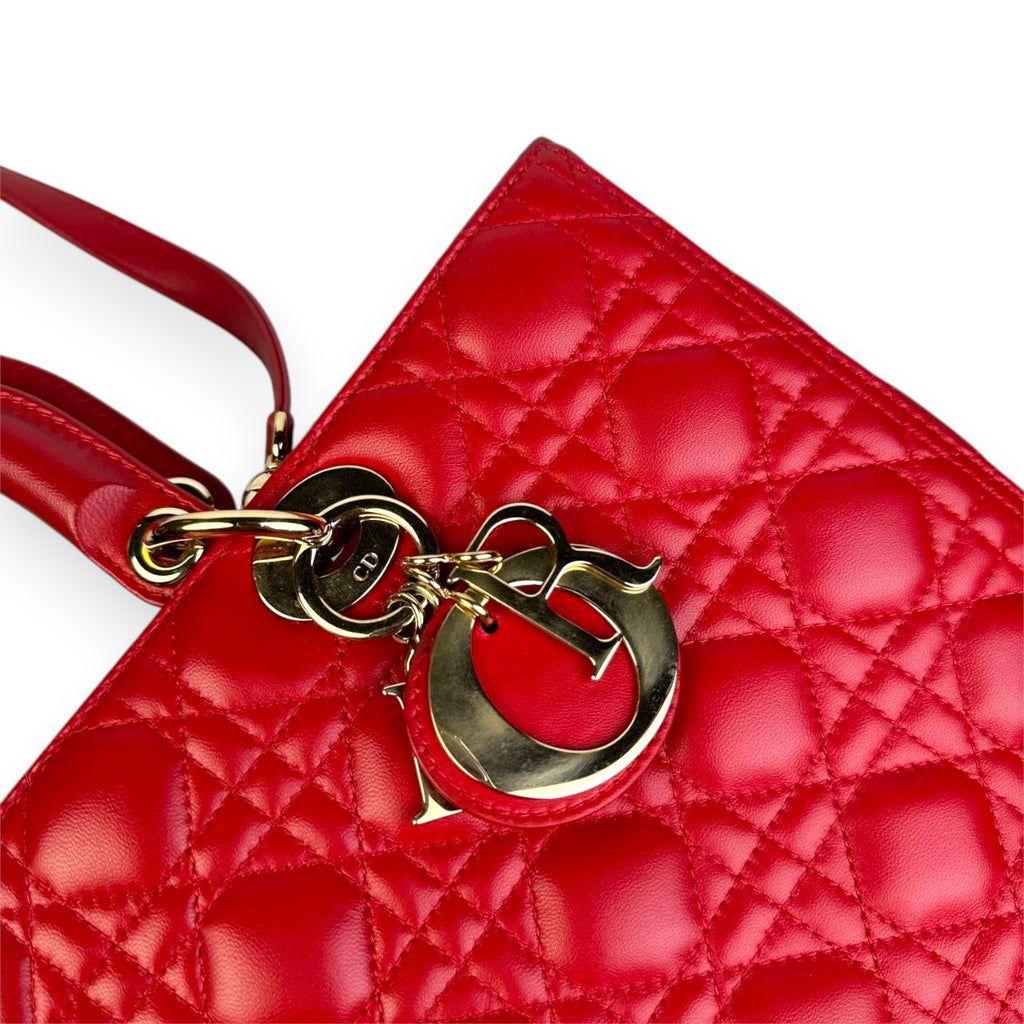 Lady Dior Large Red