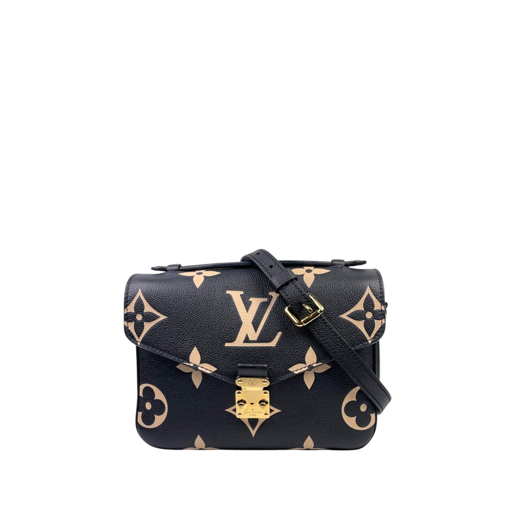 LV Metis Pochette leather black
