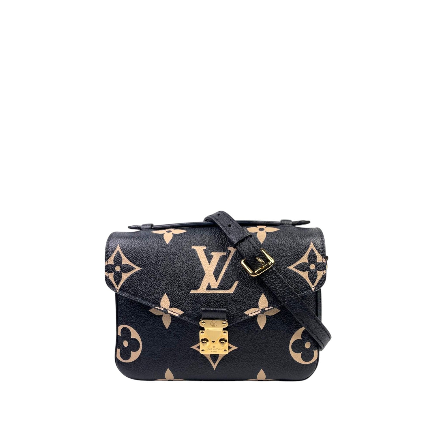 LV Metis Pochette leather black