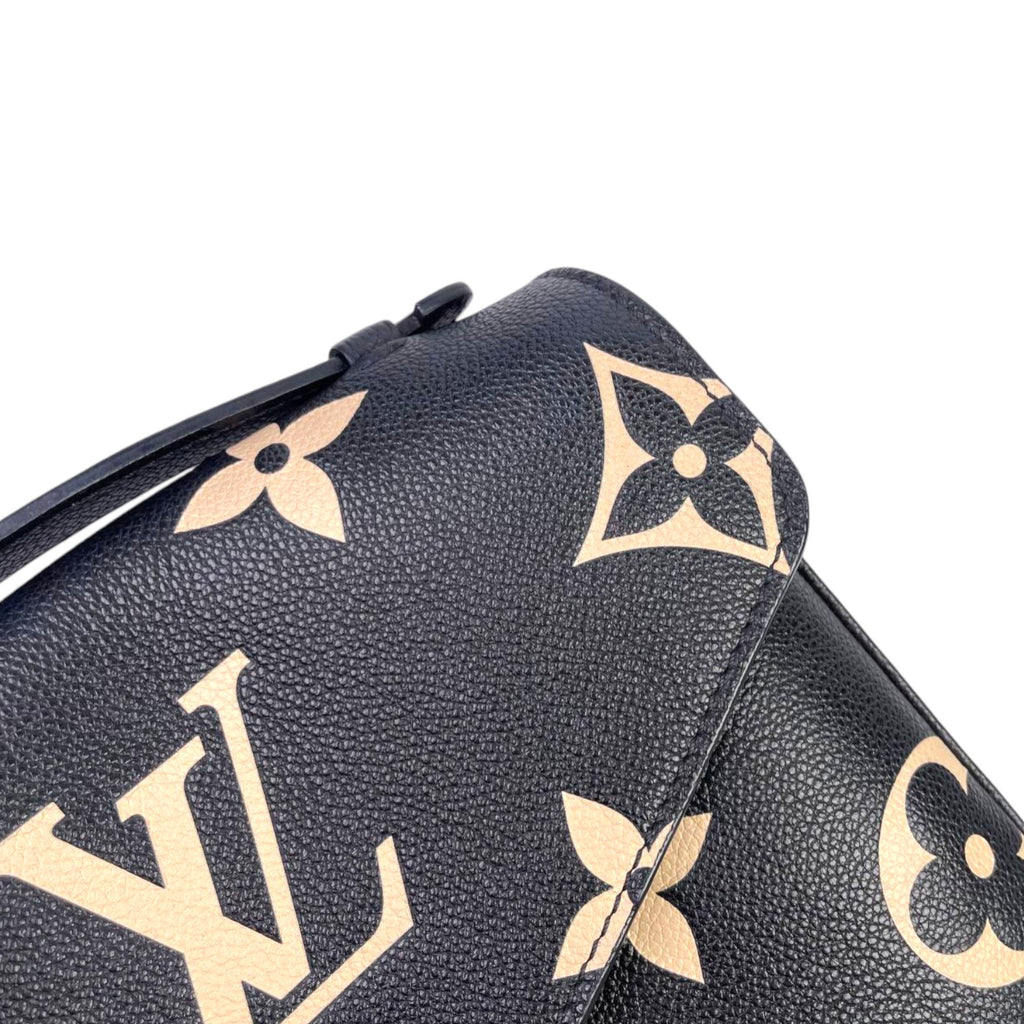LV Metis Pochette leather black