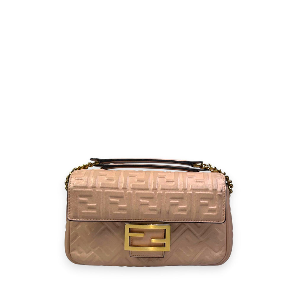 Fendi Baguette Pink Midi