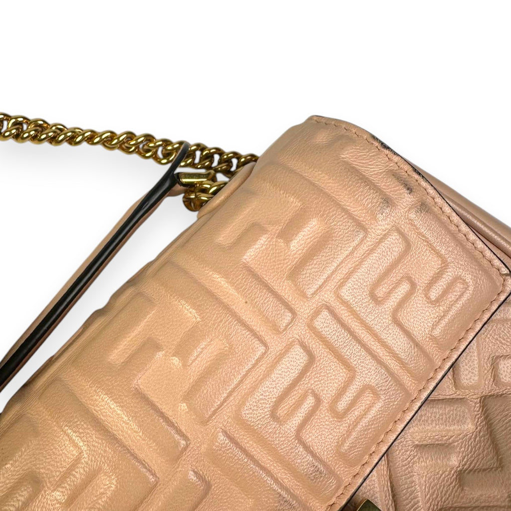 Fendi Baguette Pink Midi