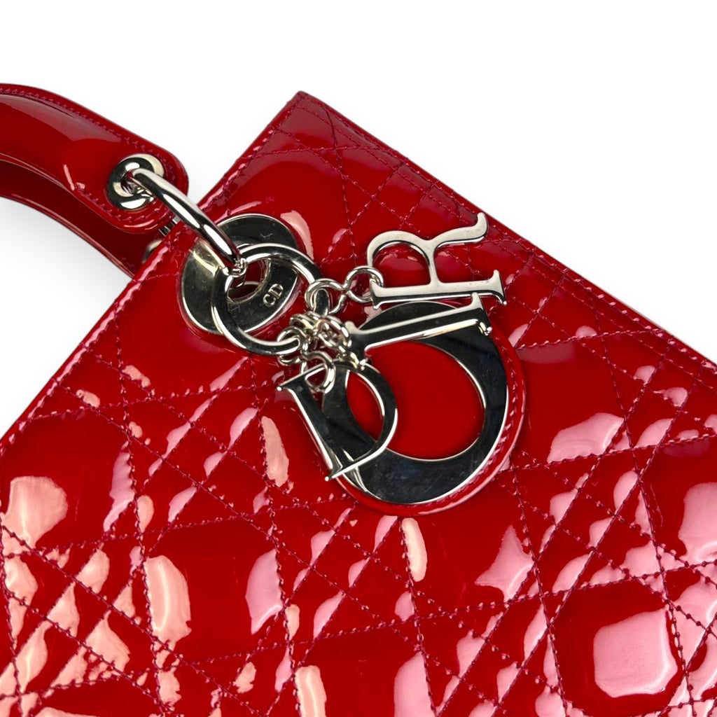 Lady Dior Medium Red