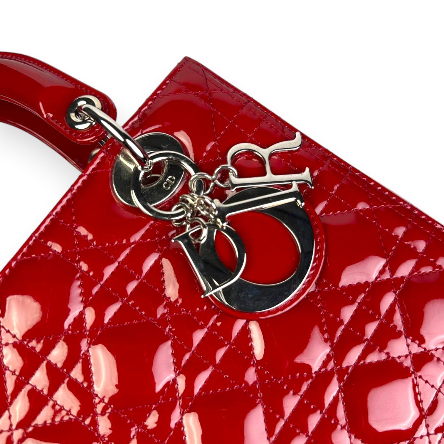 Lady Dior Medium Red