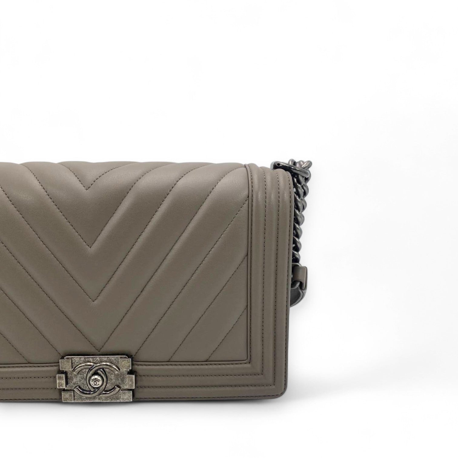 Chanel Le Boy Chevron Lambskin