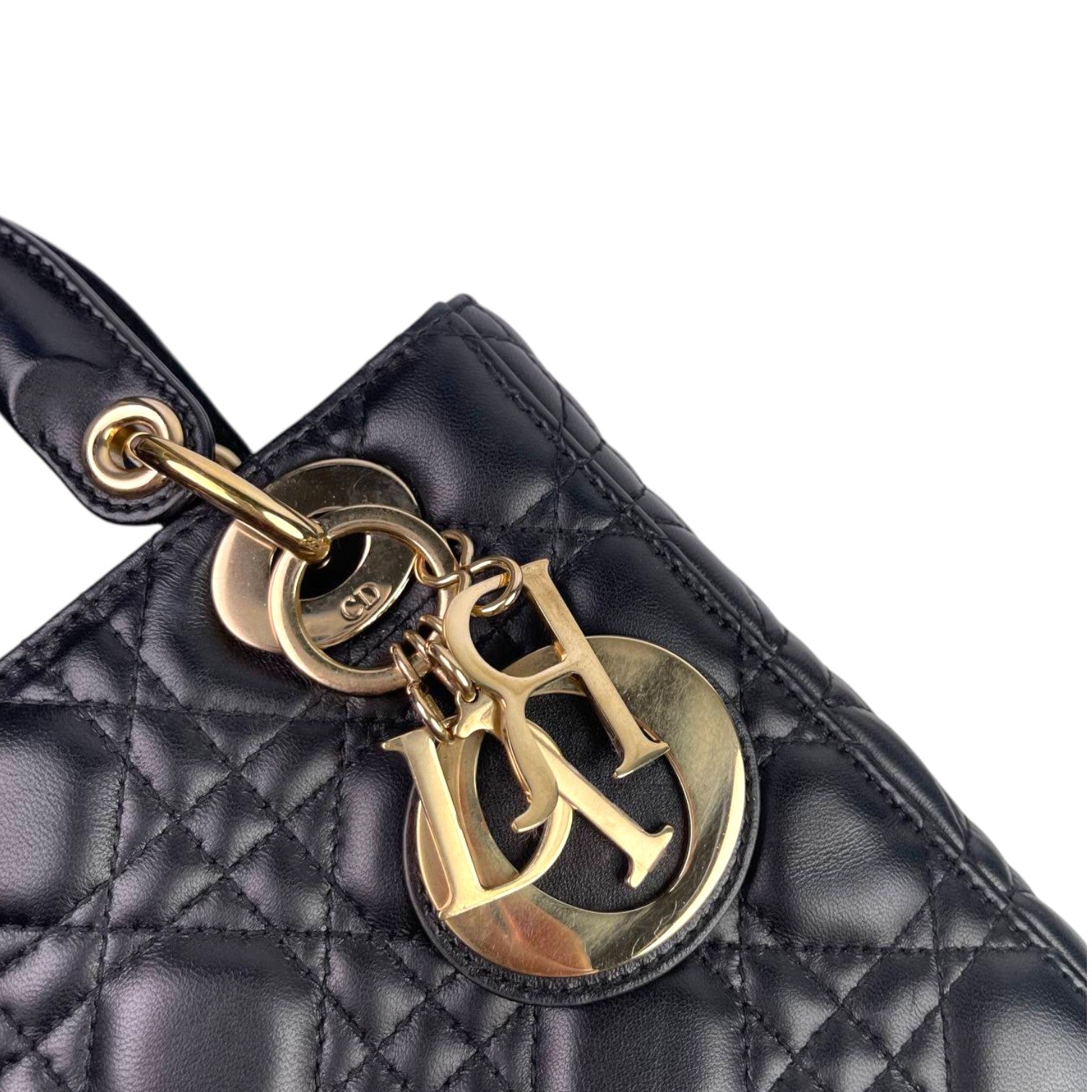 Lady Dior Small - Black GHW