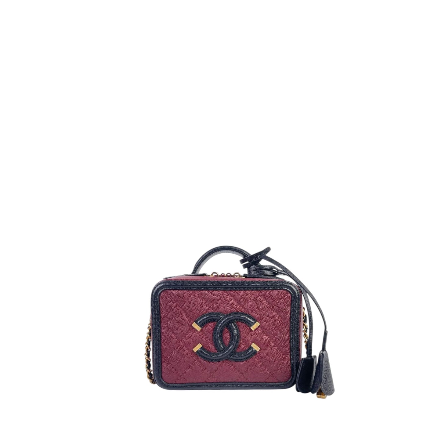 Chanel CC Filigree Vanity Case