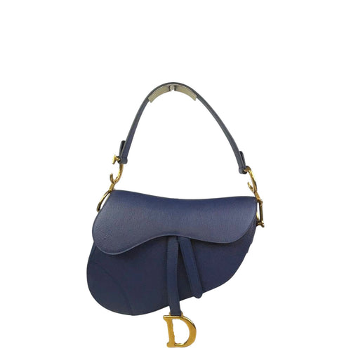 Dior Saddle Medium Navy Blue