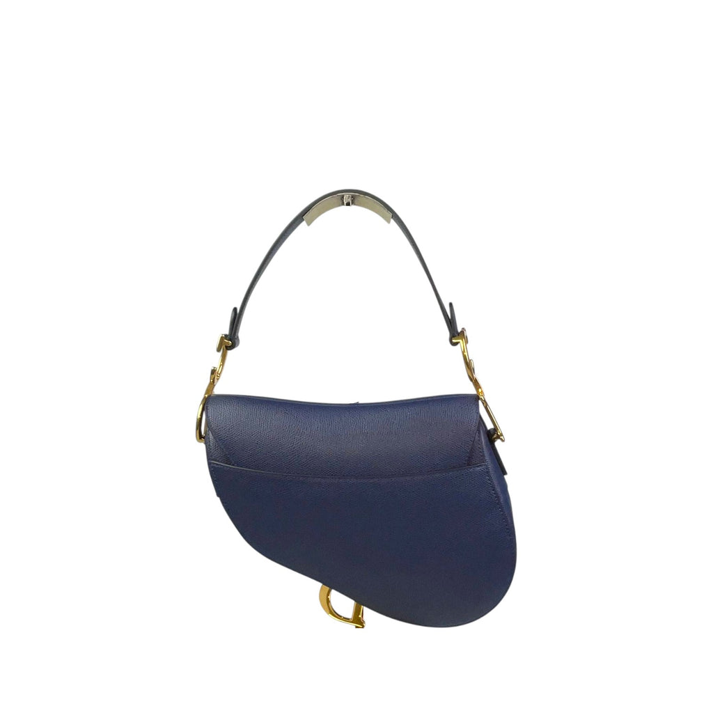 Dior Saddle Medium Navy Blue