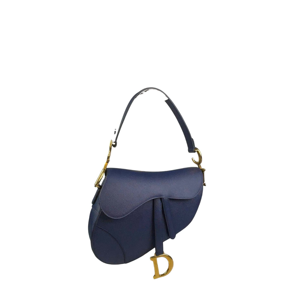 Dior Saddle Medium Navy Blue