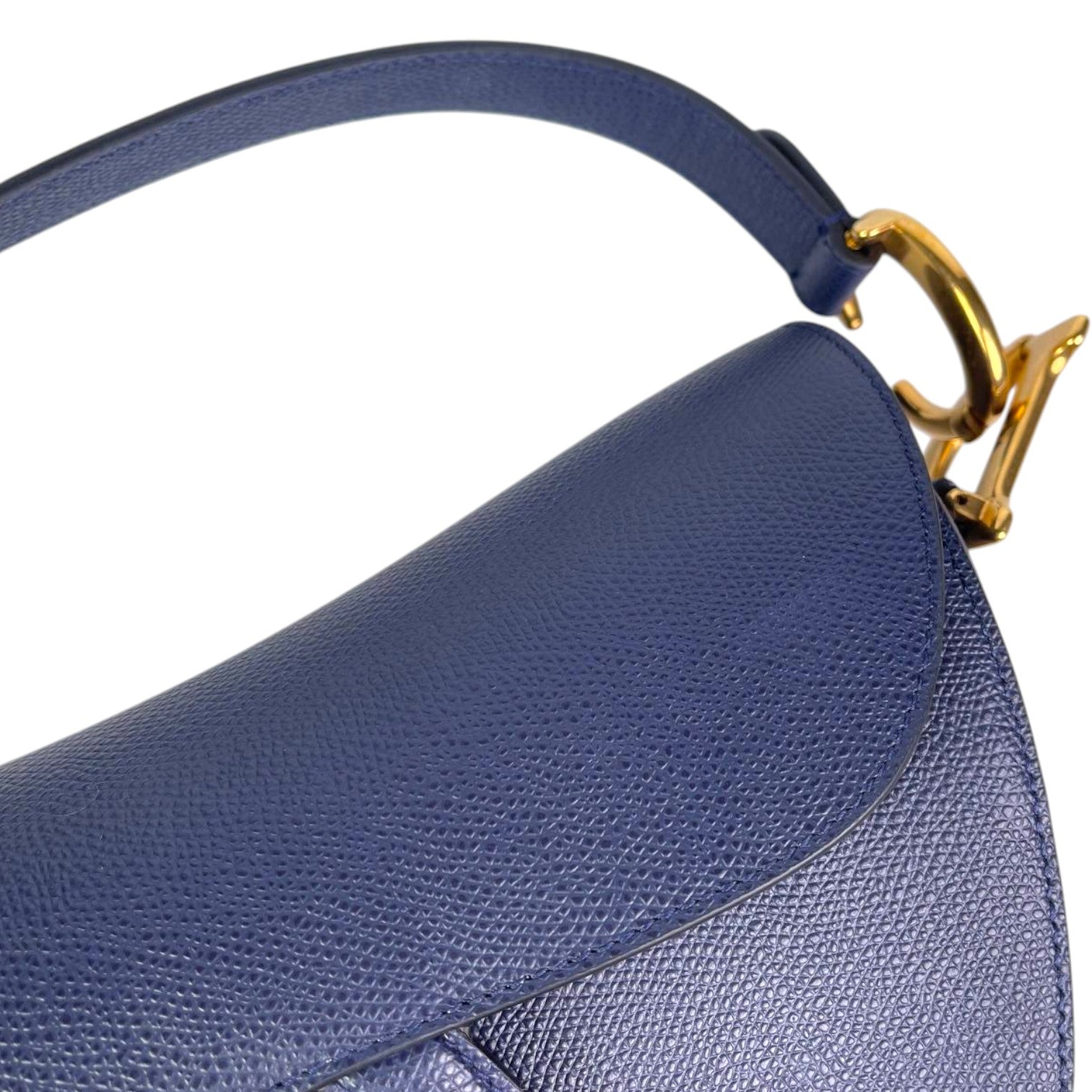 Dior Saddle Medium Navy Blue