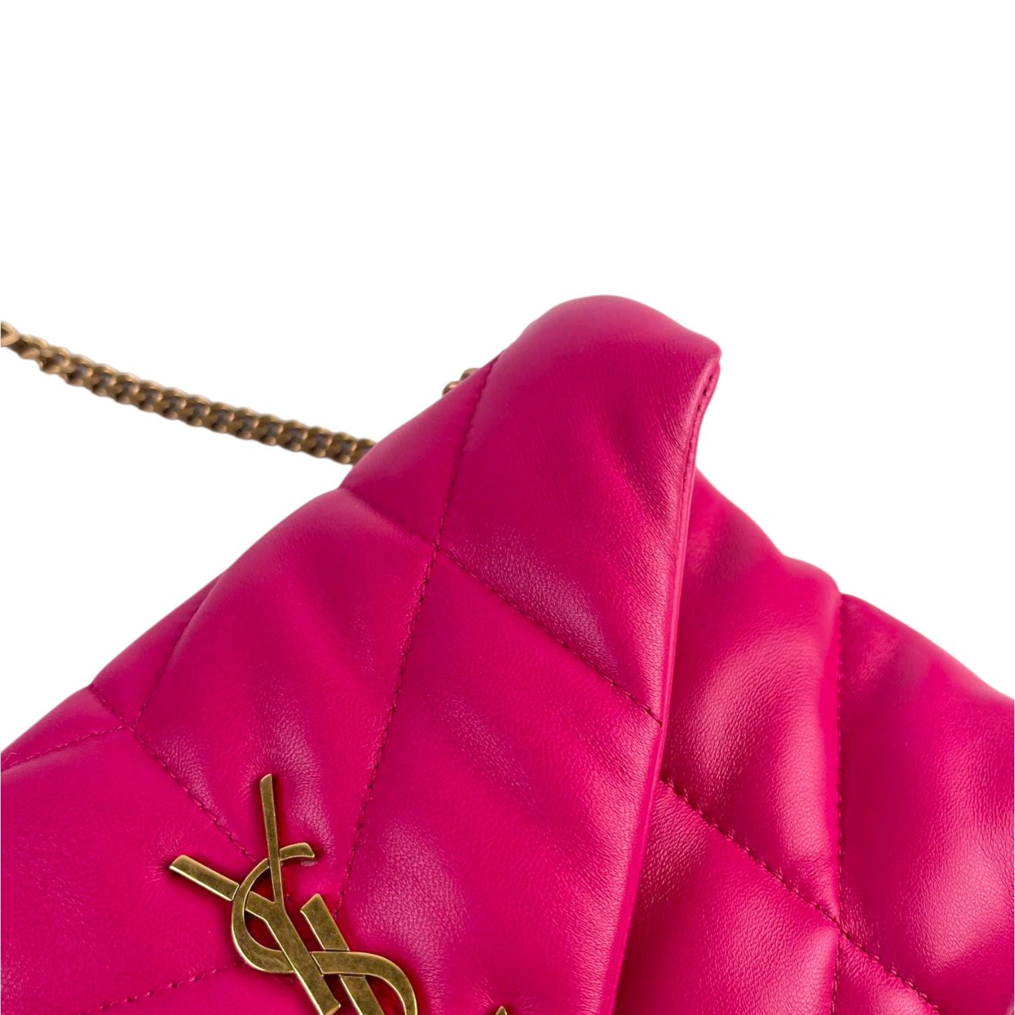 YSL Loulou Toy Puffer Pink