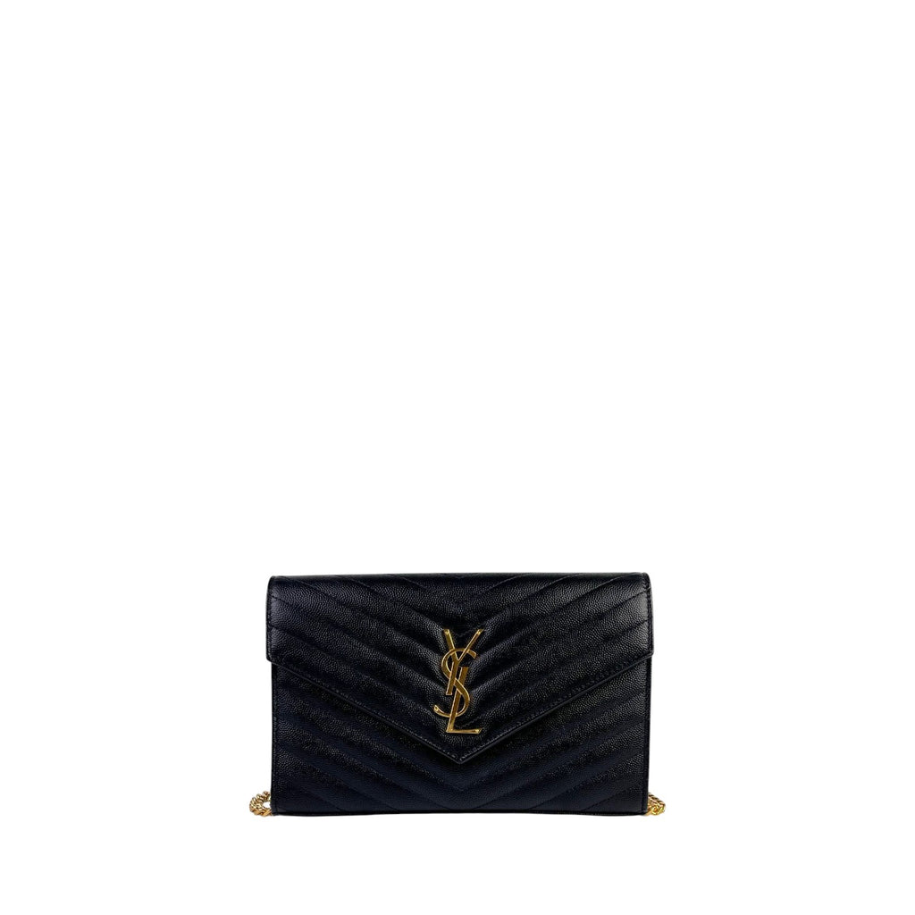 YSL Woc Medium Black GHW