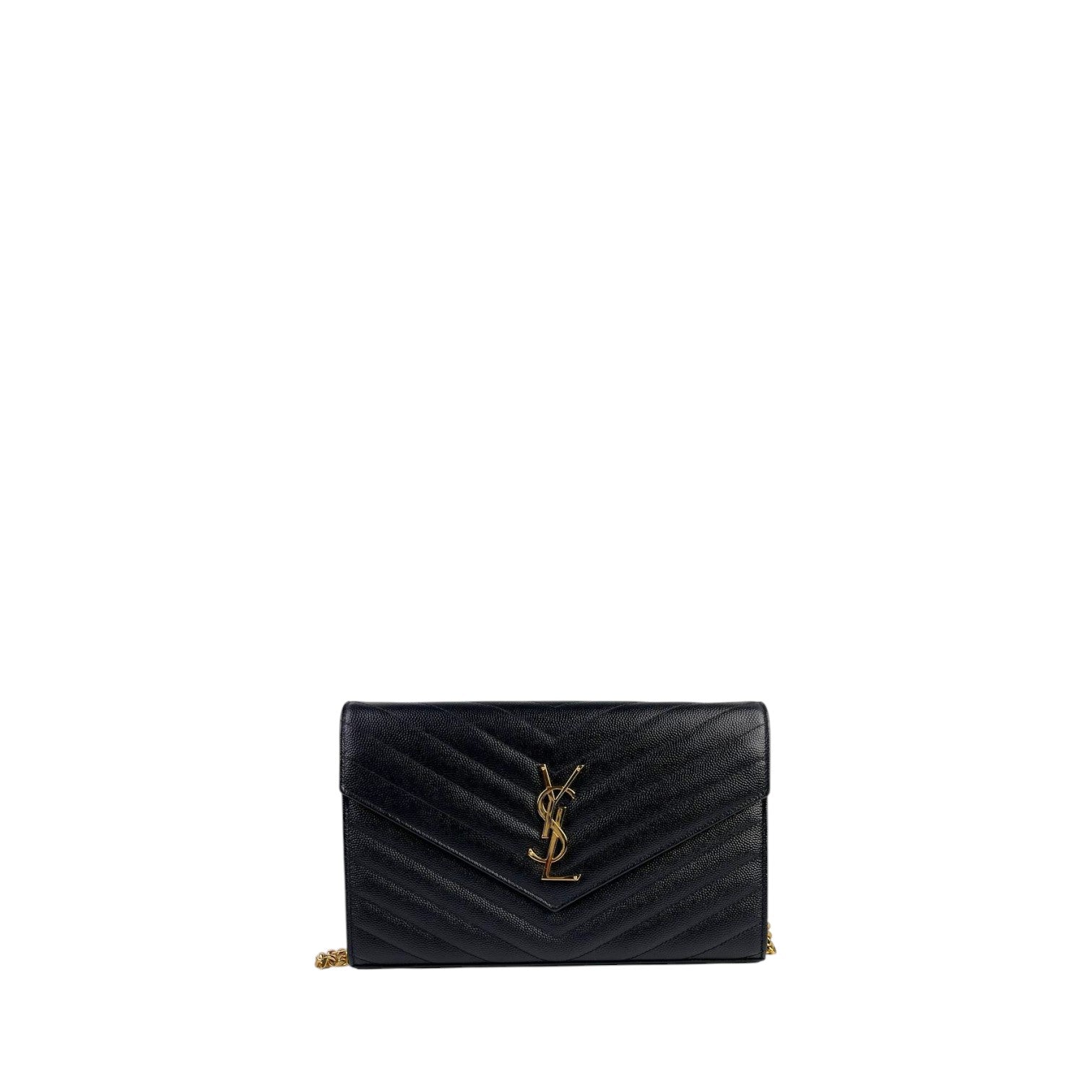 YSL Woc Medium Black GHW