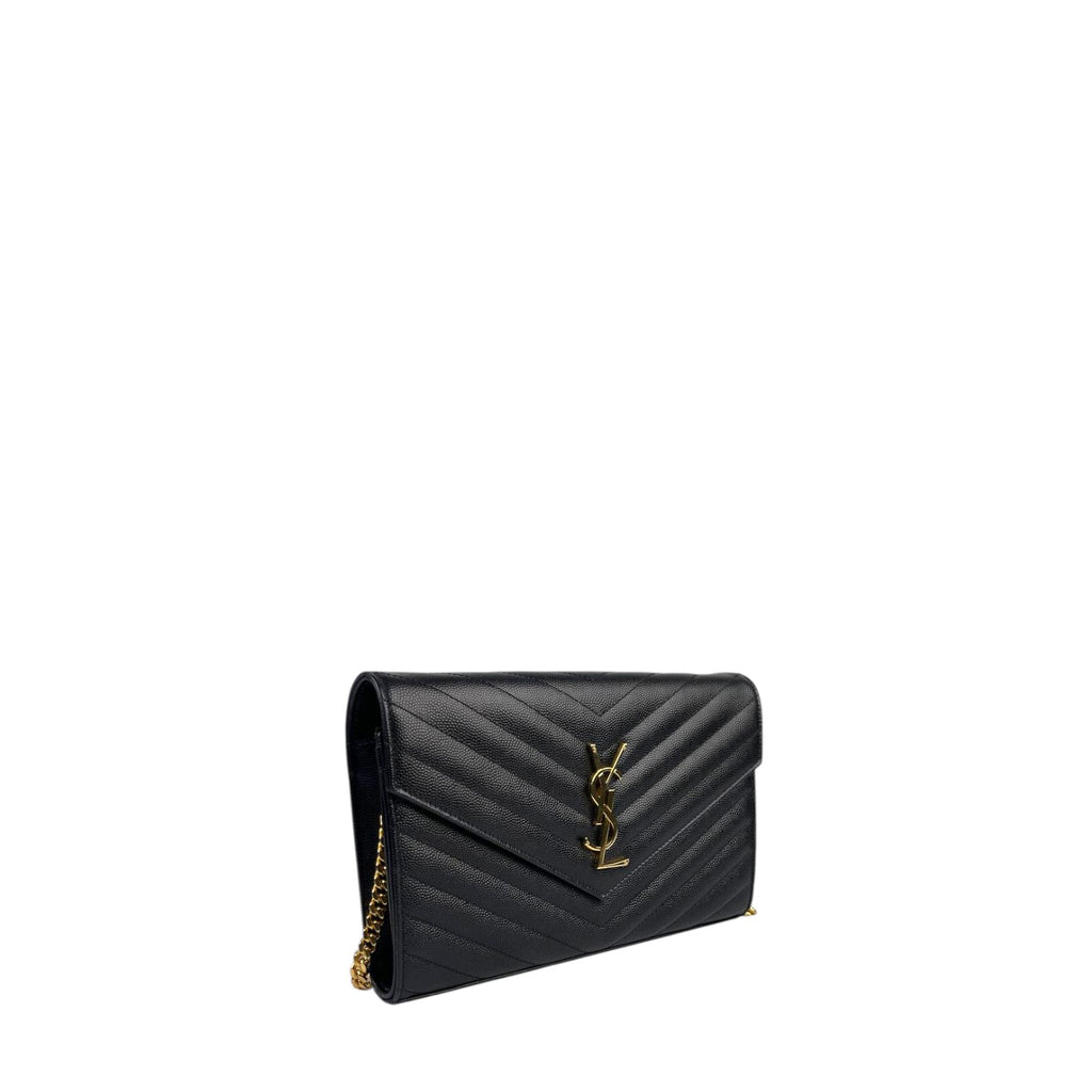 YSL Woc Medium Black GHW