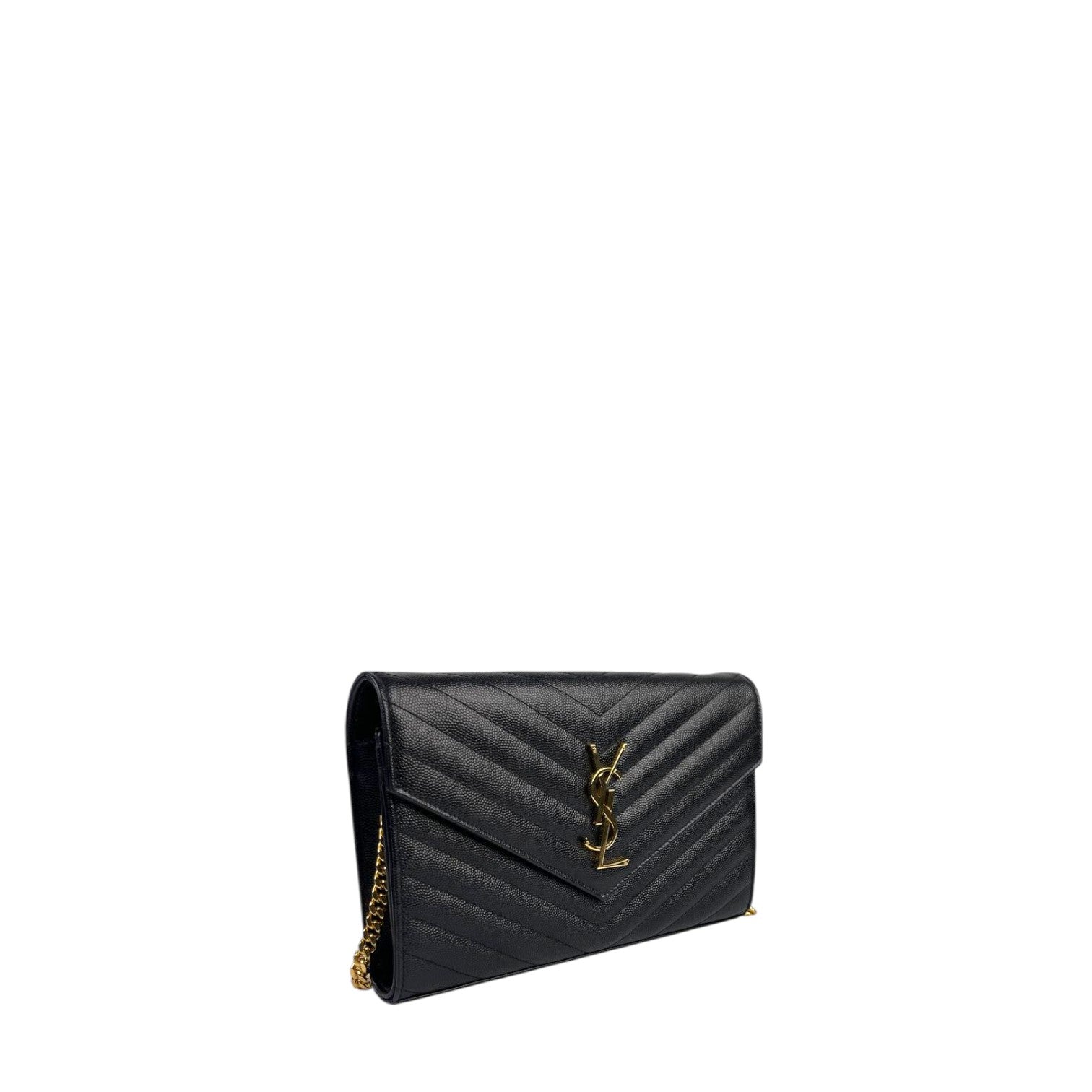 YSL Woc Medium Black GHW