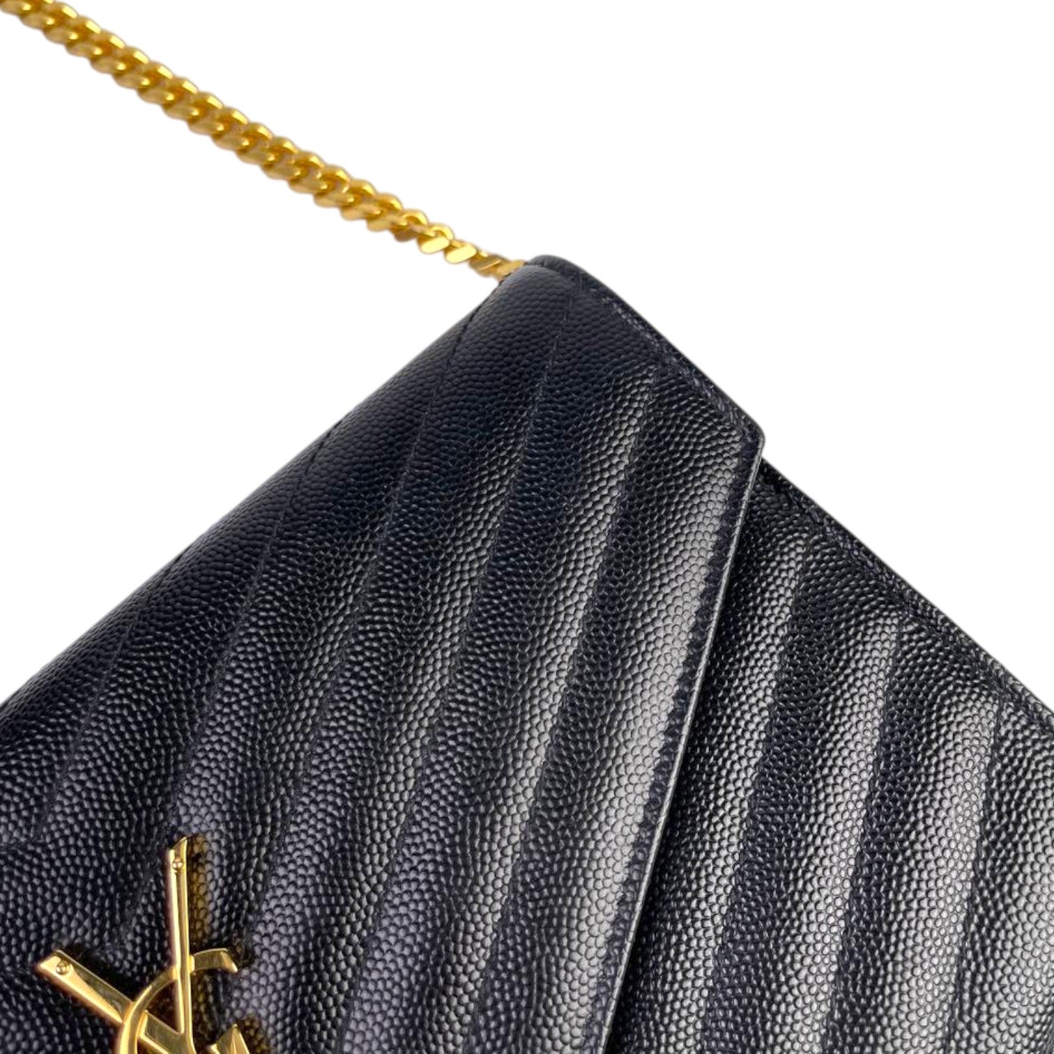 YSL Woc Medium Black GHW
