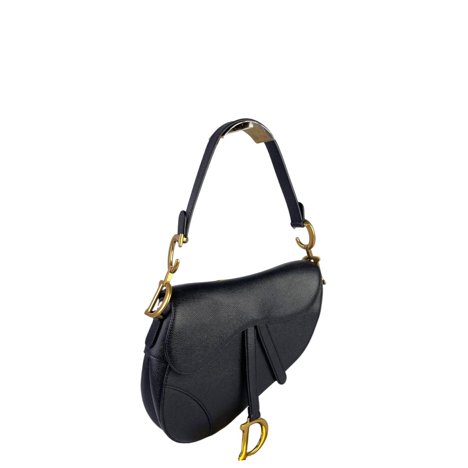 Dior Saddle Medium Black GHW